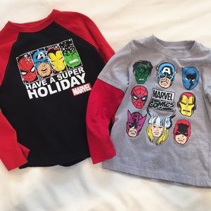 Marvel long sleeves